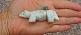Zuni Fox Fetish Soapstone Hand Carved