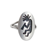 Sterling Silver Hopi Kokopelli Ring Size 6