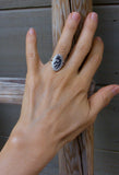 Sterling Silver Hopi Kokopelli Ring Size 6