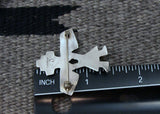 Navajo Sterling Silver Sandcast Knife Wing Dancer Pin