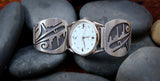 Men’s Silver Watch, Apple Watch Band 