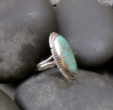 Women’s Native American Silver Turquoise Ring Size 6