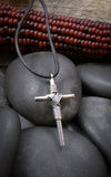 Handmade Native American Vintage Sterling Silver Cross