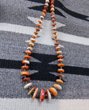 Native American Navajo Handmade Spiny Oyster Bead Necklace
