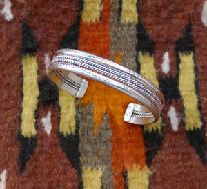 Native American Sterling Silver Baby Bracelet