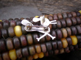 Zuni Sterling Silver Turquoise Multi Inlay Roadrunner Tie tack Hat Pin