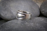 Oxidized Sterling Silver Stacking Band Ring Size 6 & 7.25
