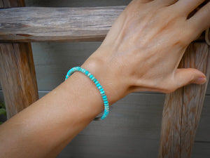 Native American Navajo Turquoise Bead Bracelet