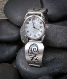 Vintage Native American Hopi Men’s Sterling Silver Watch