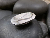 Native American Sterling Silver Oval Turquoise Pendant