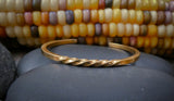 Navajo Heavy Gauge Bronze Cuff Wire Bracelet For Small Wrist