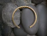Navajo Heavy Gauge Bronze Cuff Wire Bracelet For Small Wrist