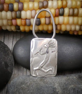 Native American Sterling Silver Kokopelli Key Chain