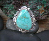 Navajo Women's Large Navajo Sterling Silver Adjustable Ring 8-9