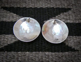 Vintage Navajo Sterling Silver Kokopelli Story Post Earrings