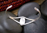 Handmade Navajo Sterling Silver Women's Turquoise Cuff Bracelet