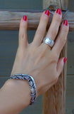 Heavy Gauge Silver Wedding Band Ring Size 7