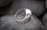 Native American Navajo Silver Dome Wide Band Ring Size 10.5 & 10.75