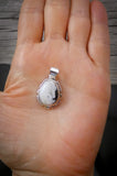 Handcrafted Native American White Buffalo Sterling Silver Pendant