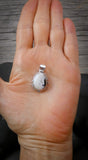 Handcrafted Native American White Buffalo Sterling Silver Pendant