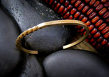 Navajo Handmade Bronze Cuff Wire Bracelet For Small Wrist