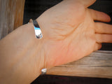 Women's Native American Sterling Silver Navajo Turquoise Inlay Bracelet