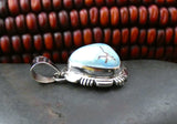 Sterling Silver Golden Hill Turquoise Pendant Native American