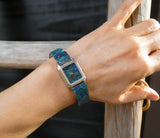 Southwestern Azurite Women’s Expansion Stretch Watch, Vintage Jewelry