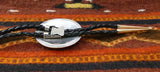 Native American Navajo 12KGF Silver Eagle In Flight Bolo Tie Vintage